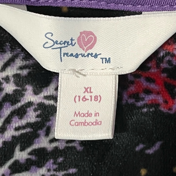 Secret Treasures Whimsical Woodland Pajama Set Size XL 16-18 - Picture 2 of 8